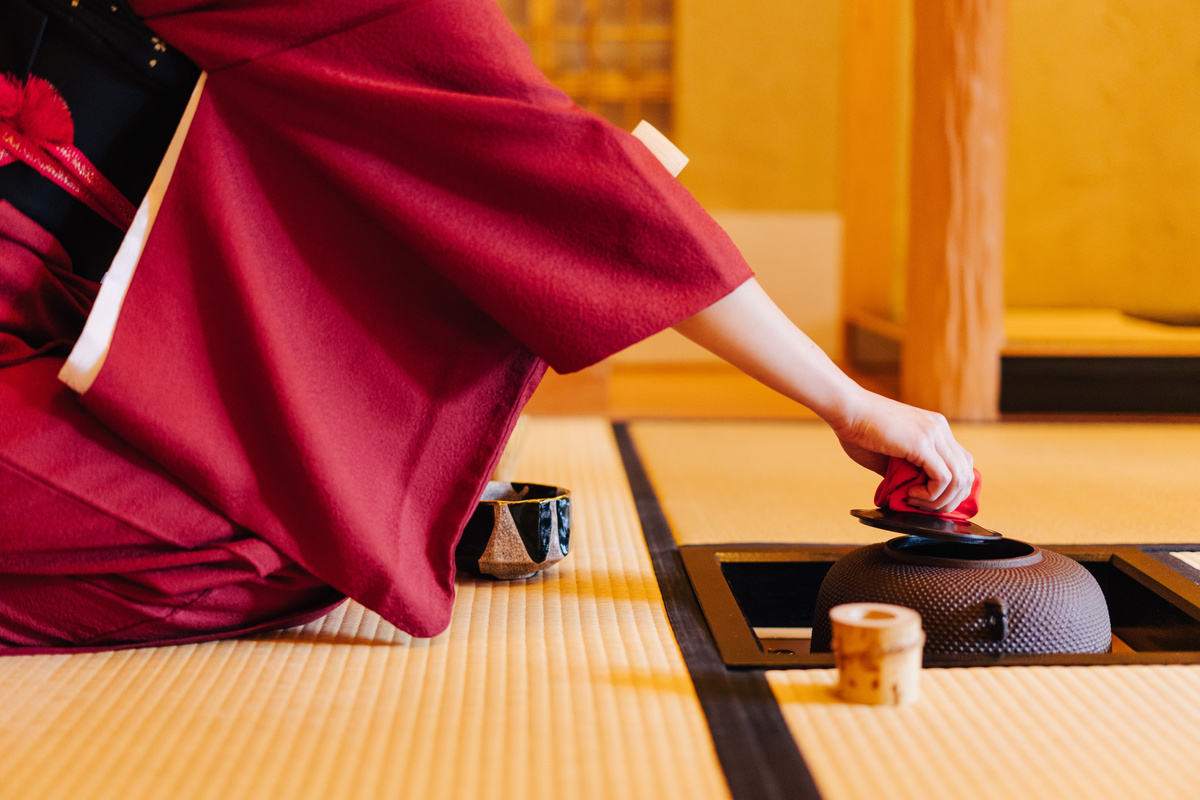 Woman Performing Tea Ceremony 